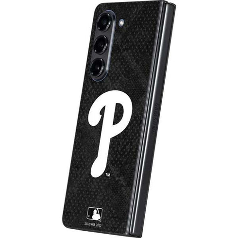 MLB Philadelphia Phillies Dark Wash Galaxy Z Fold5 5G Skin